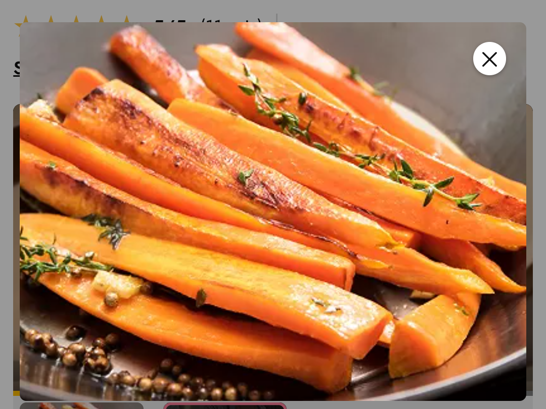Carottes rôties au miel